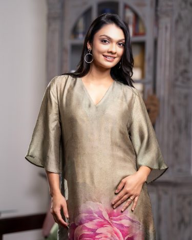 The Empress Bloom V Neck Maxi Dress